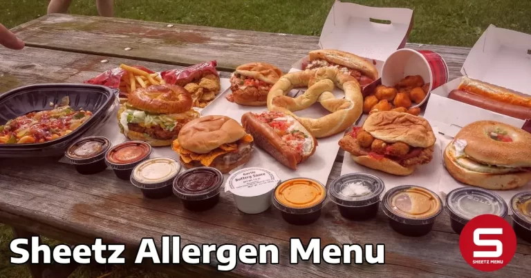 Sheetz Allergen Menu