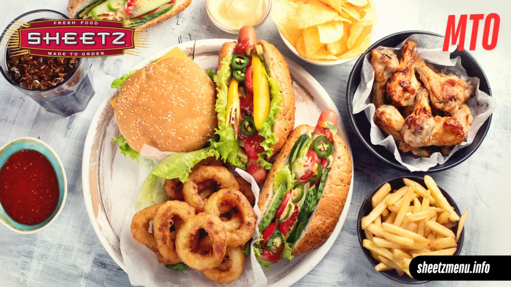 Sheetz MTO Menu