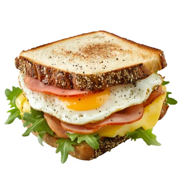 Ham, Egg & Cheese Sandwich